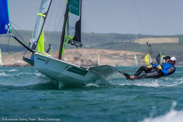 ISAF Sailing World Cup 49er Day 1