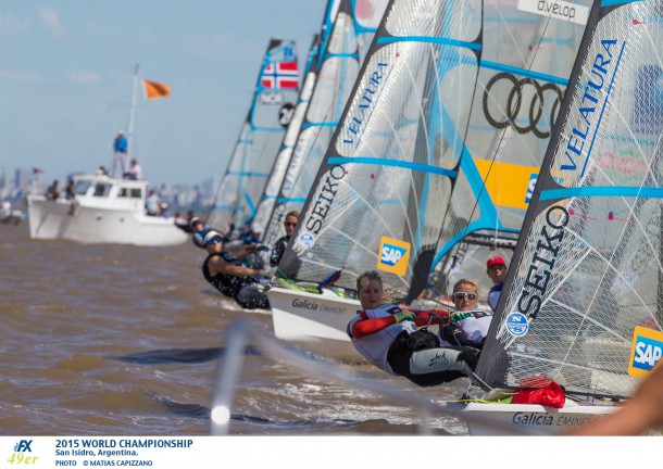 2015 49er Worlds - San Isidro, Argentine. © Matias Capizzano