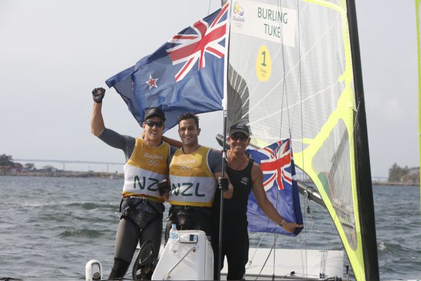 Burling Tuke and their coach Willcox