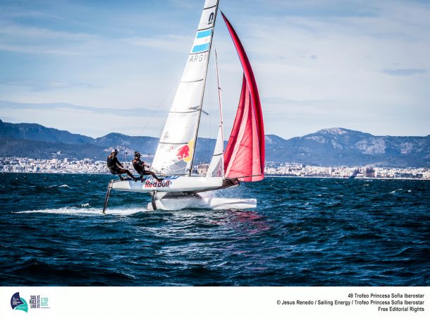 santiago lange and cecelia carranza in palma