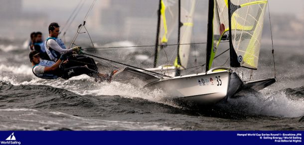 wild ride for 49er sailors in Tokyo